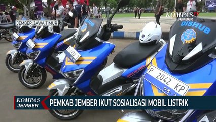 Pemkab Jember Ikut Sosialisasikan Mobil Listrik Dan Akan Bangun SPKLU