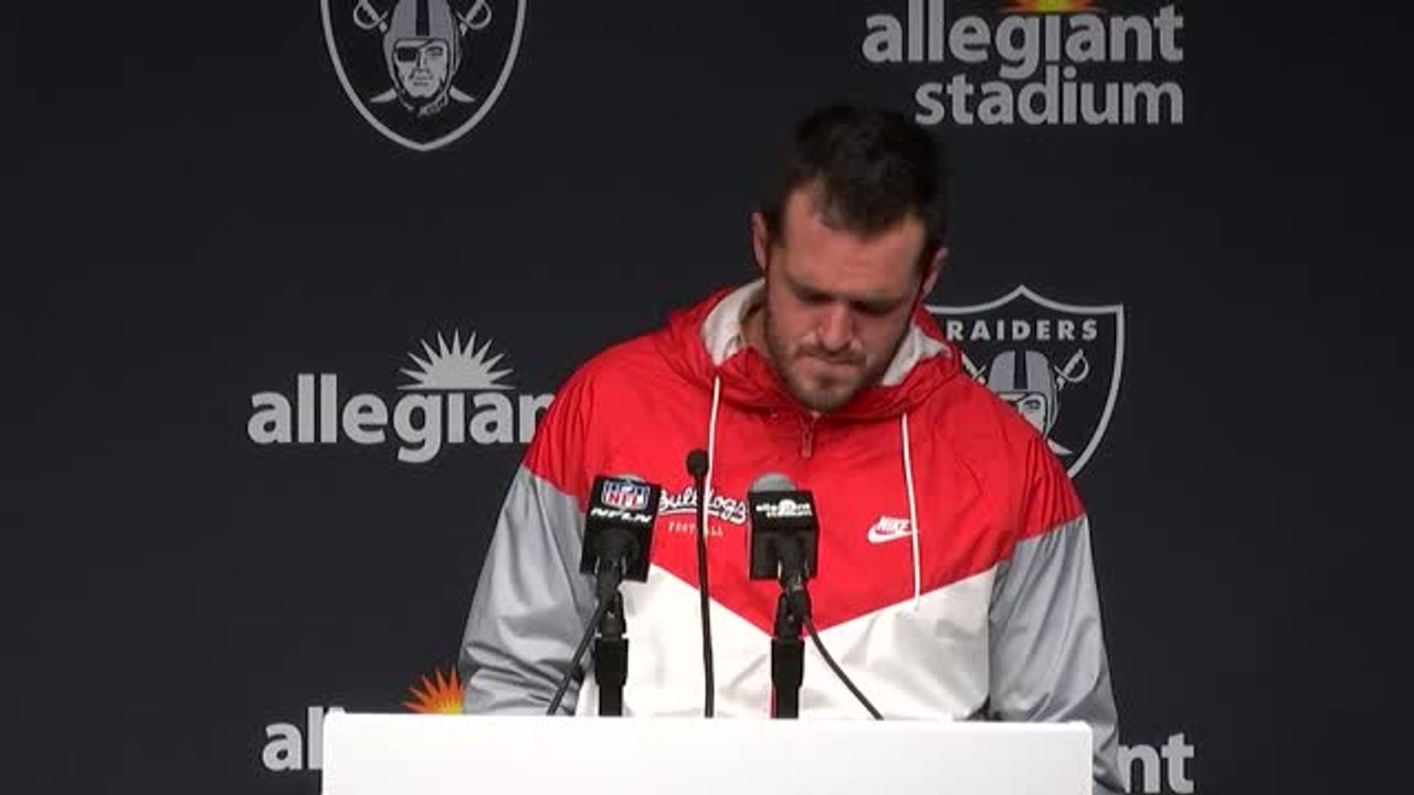 Raiders-QB Carr unter Tränen: 'Das kotzt mich an'