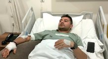 Patlamada yaralandı, hasta yatağında anlattı: 