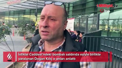 Скачать видео: İstiklal Caddesi’ndeki patlamada eşiyle yaralandı! Dehşet anlarını anlattı