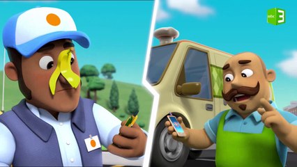 شاحنة الموز كادت تسبب كارثة 