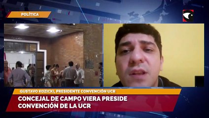 Concejal de Campo Viera preside Convención de la UCR