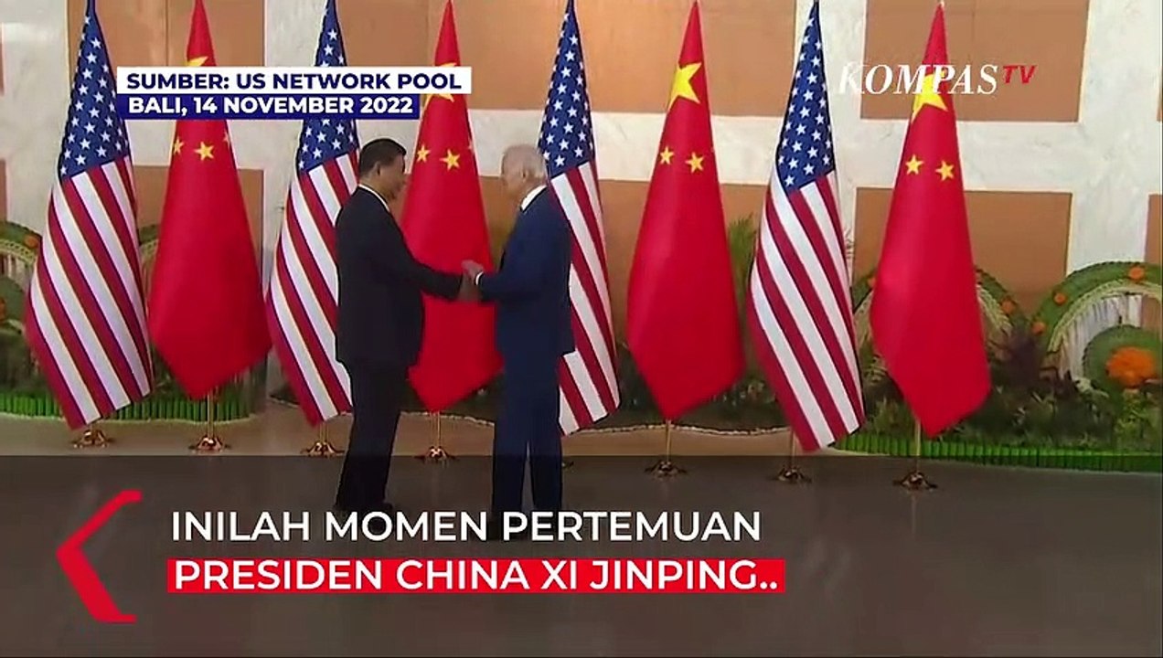 Momen Bersejarah Xi Jinping Bertemu Joe Biden di Bali Jelang KTT G20