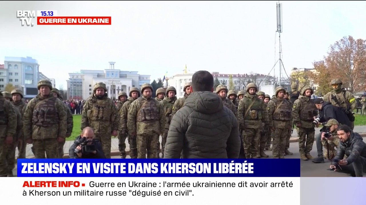 "Vous avez montré qu'il est impossible de tuer l'Ukraine": le message de Volodymyr Zelensky à son armée après la libération de Kherson