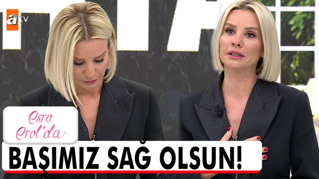 Hayatını kaybeden vatandaşlarımıza rahmet, yakınlarına ve milletimize başsağlığı dileriz! - Esra Erol'da 14 Kasım 2022