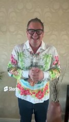 Alan Carr celebrates Northampton Town Football Club winning Planet League 2022