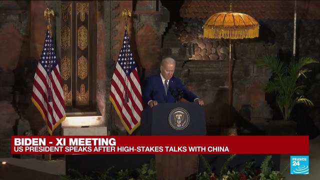 Replay: US president Joe Biden speaks after high-stakes talks with China