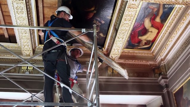 Restauro da obra Alegoria da Inclinação de Artemisia Gentileschi em Florença