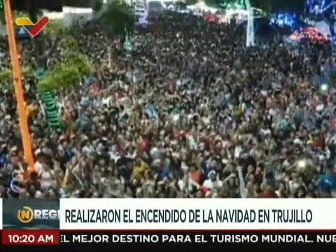 Trujillo | Pueblo de Valera le da la bienvenida a la Navidad con encendido de luces y parrandón