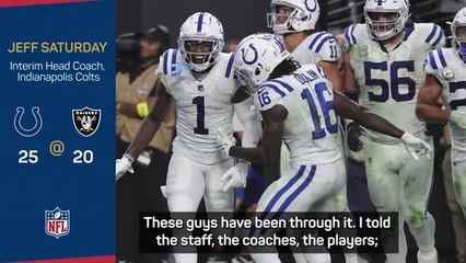 Saturday hails ‘incredible team effort’ after Colts win