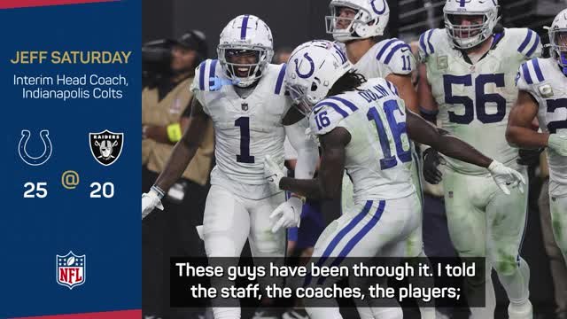 Saturday hails ‘incredible team effort’ after Colts win
