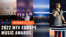 K-pop groups snag awards, Taylor Swift wins most prizes at MTV Europe Music Awards 2022