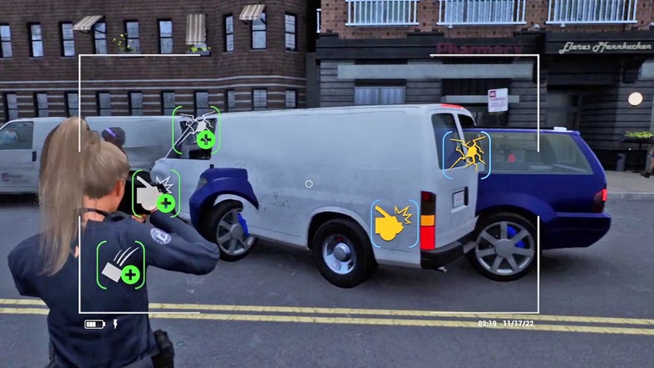 Unfall im police simulator: wir machen 7 minuten den job einer polizistin