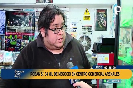 Lince: roban S/ 34 mil en productos de tienda otaku del Centro Comercial Arenales