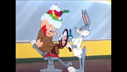 BUGS BUNNY y ELMER - BARBERO