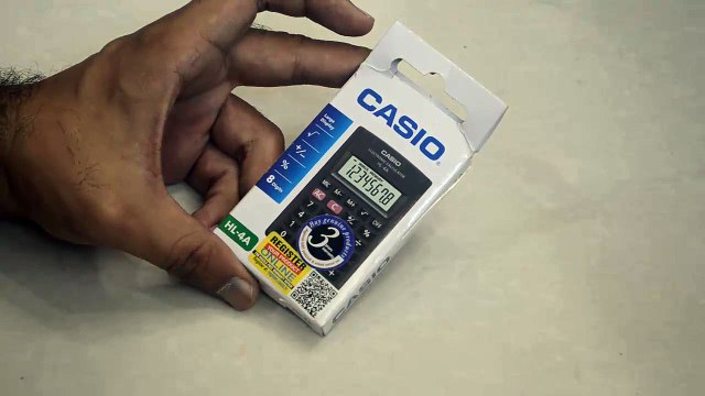Unboxing and Review of Casio HL-4A Portable Basic Calculator - Basic