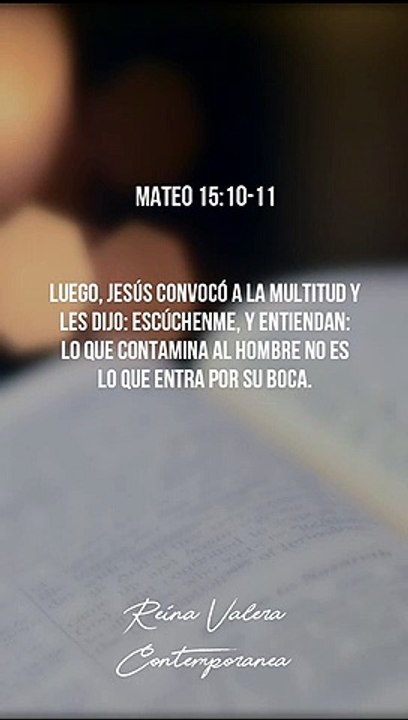 Mateo 15:10-11