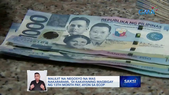 Year-end bonus ng 1.7-M regular employees sa gobyerno, puwede nang makuha simula Nov. 15 | Saksi