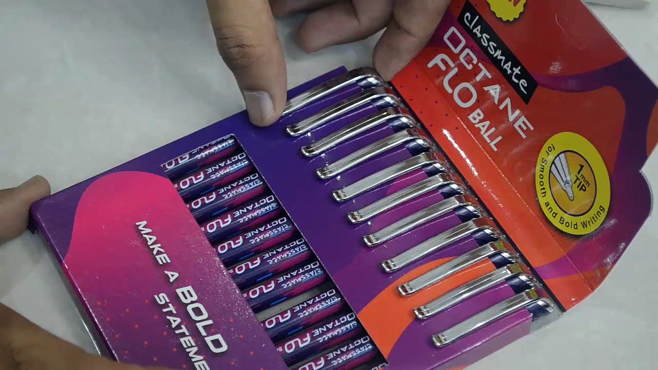 Unboxing and Review of Classmate Octane Flo Ball Pen