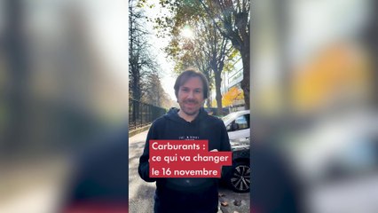 Carburants : ce qui change le 16 novembre