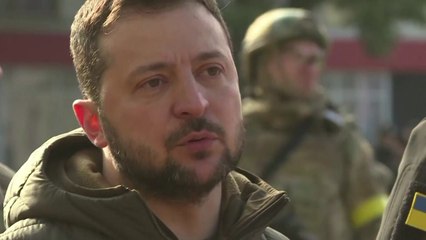 젤렌스키 대통령, 되찾은 헤르손 방문 / YTN