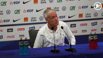 Video herunterladen: Didier Deschamps dévoile des indices pour la défense des Bleus