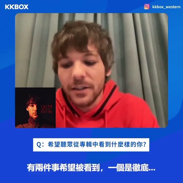 Louis Tomlinson interview on KK Box Western | Faith in the Future | 14.10.2022