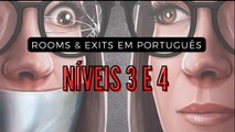 Nível 3 - Salão de Beleza e Nível 4 - Loja de Ferragens (Rooms & Exits em Português) Game