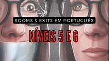 Nível 5 - Cafeteria e Nível 6 - Loja de Telemóveis (Rooms & Exits em Português) Game