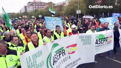 Normalidad en el transporte y menos participación en el nuevo paro de la plataforma de camioneros