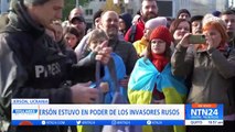 Zelenski visitó la ciudad de Jersón y prometió recuperar todas las tierras ocupadas por las fuerzas rusas