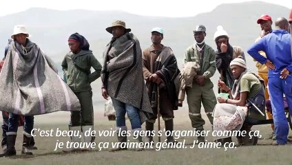 Au Lesotho, les folles courses à cheval dans les montagnes