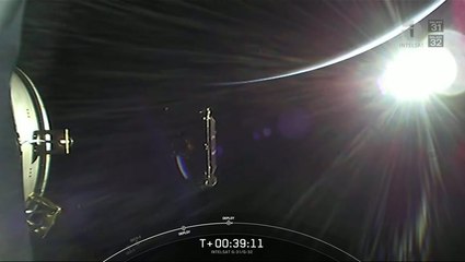 See SpaceX deploy 'Galaxy' satellites in amazing view from space