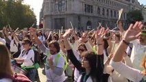 La multitudinaria manifestación no altera los planes de Sanidad de la Comunidad de Madrid