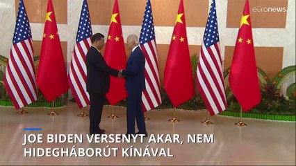 Joe Biden versenyt akar, nem hidegháborút Kínával