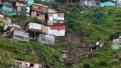 Alerta en Ciudad Bolívar por posible colapso de viviendas: solo ocho familias han evacuado