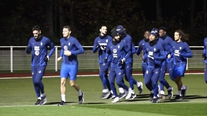 Bleus - Premier entraînement pour les mondialistes