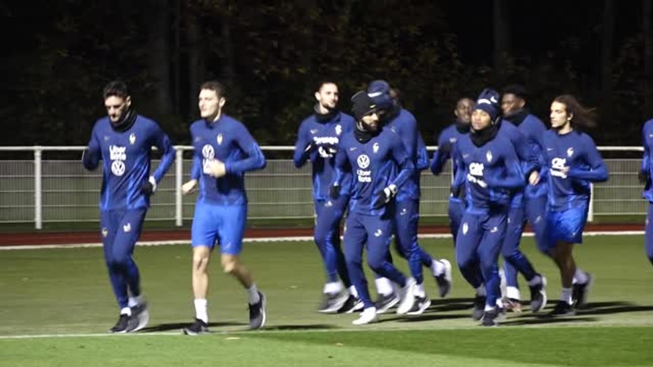 Bleus - Premier entraînement pour les mondialistes