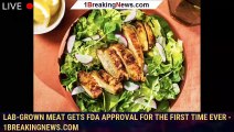Lab-Grown Meat Gets FDA Approval for the First Time Ever - 1breakingnews.com