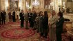King Charles III hosts business owners at Buckingham Palace