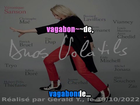 KARAOKE Véronique Sanson & Alain Souchon - Bahia