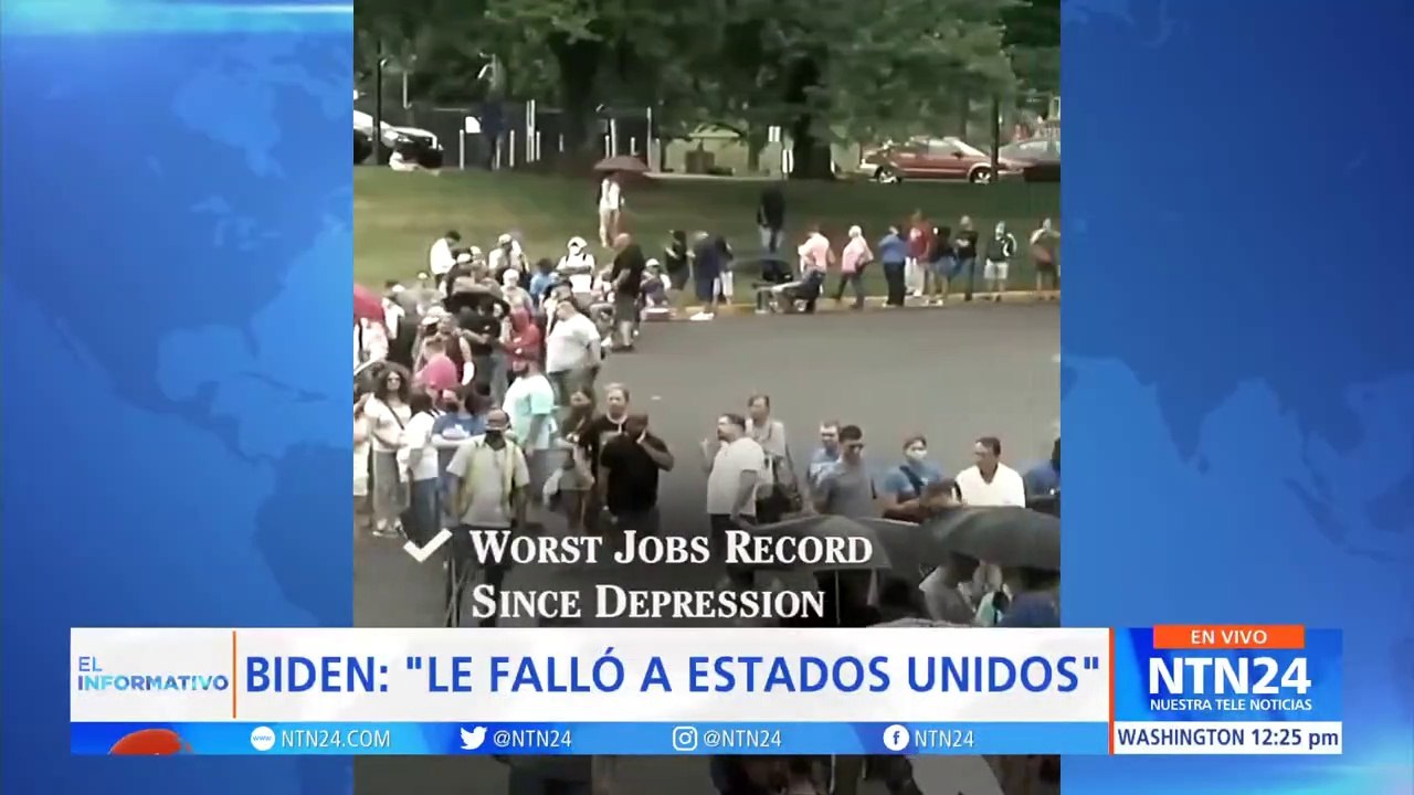 “Le falló a Estados Unidos”: Joe Biden sobre candidatura de Donald Trump