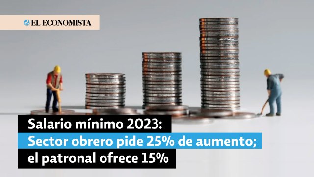Salario mínimo 2023: Sector obrero pide 25% de aumento; el patronal ofrece 15%