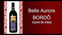 Vinho Bella Aurora Bordô Suave De Mesa