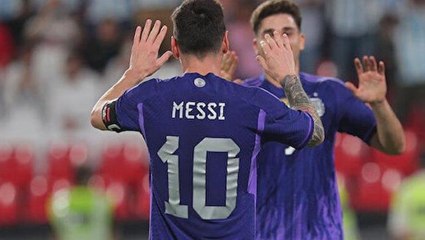 Messi ve Di Maria'dan şov! Arjantin, hazırlık maçında Birleşik Arap Emirlikleri'ne gol yağdırdı