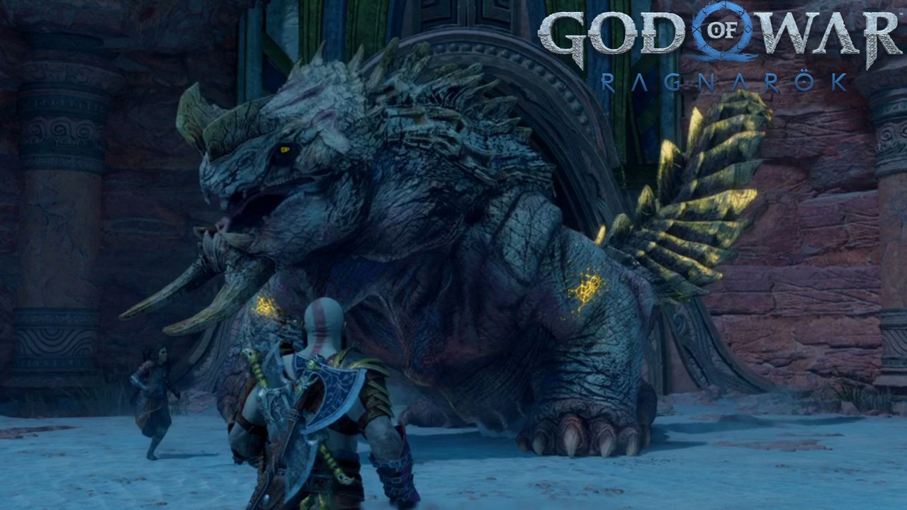 God of War Ragnarok : How to beat the earth dragon?