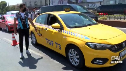 Taksicilerden skutır şirketine tepki