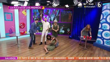 Gaby Quiroga sufre tremendo accidente en vivo