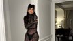Kylie Jenner Layered a Completely See Through Catsuit Over Nothing But a Black Thong