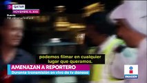 VIDEO: Amenazan a reportero durante transmisión en vivo